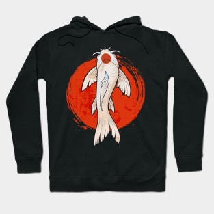 Koi Fish Art TANCHO KOHAKU Hoodie